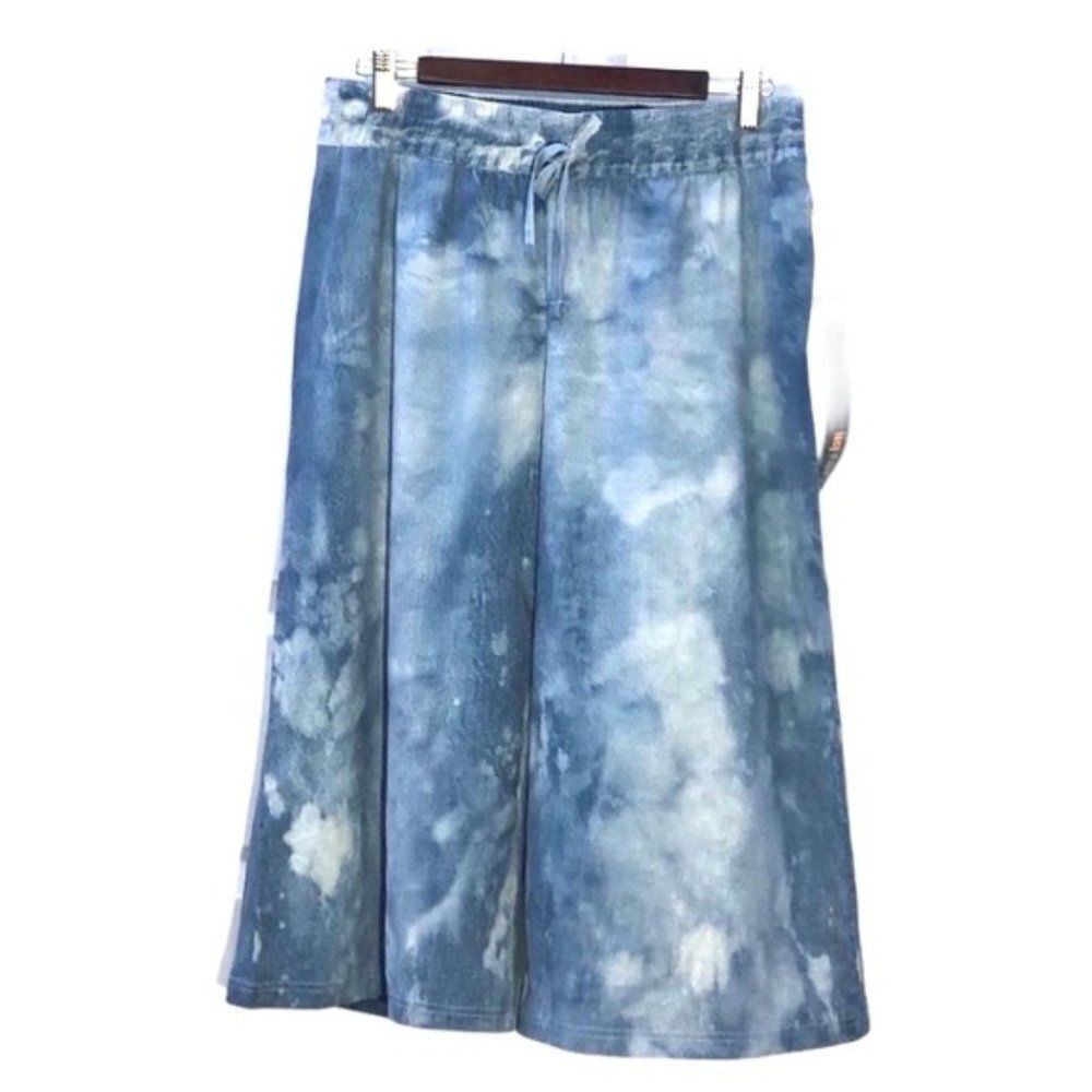 Lucy Indigo Culottes Wide Leg Capri Size M